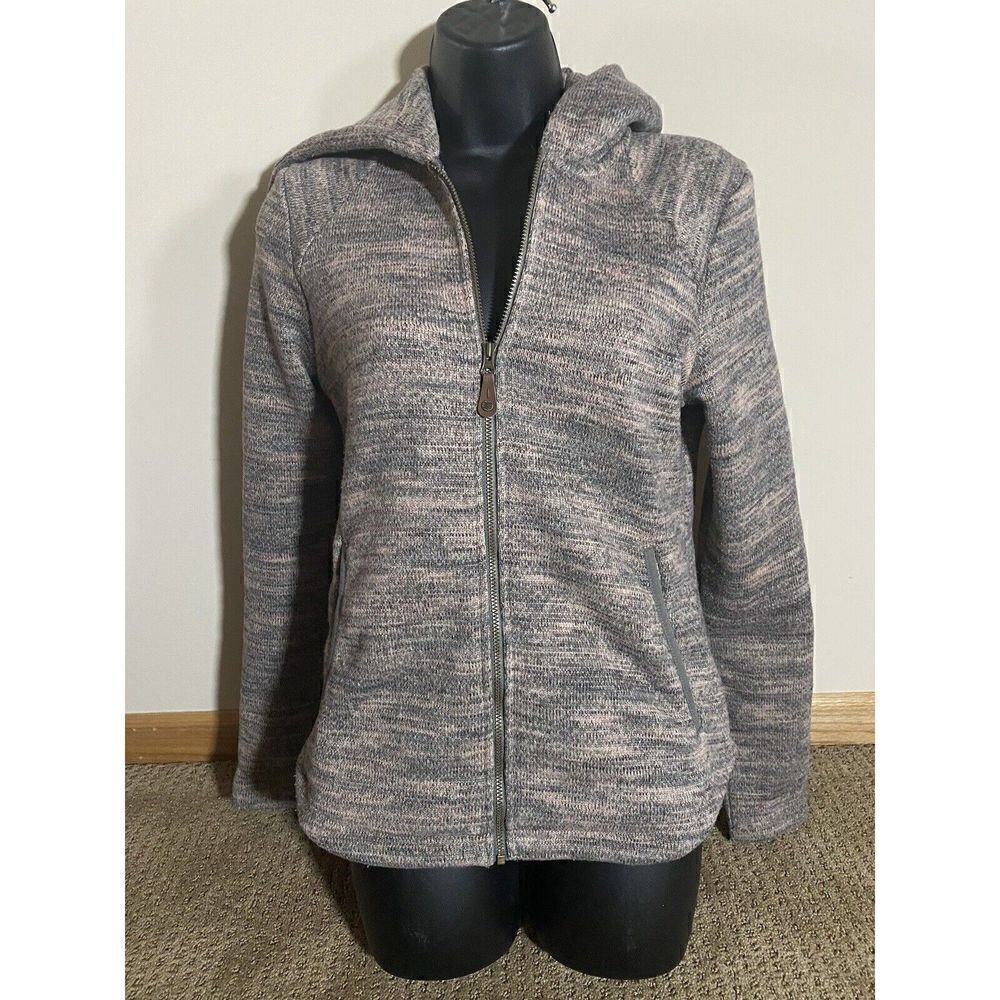 SHERPA ADVENTURE GEAR WOMEN'S FULL ZIP STRETCH HOODIE WITH POCKETS Pink SIZE S